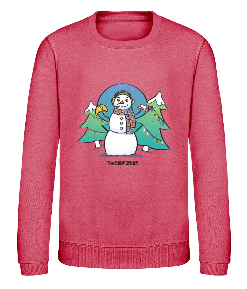 The Code Zone Kids Christmas Sweatshirt - Christmas Tree