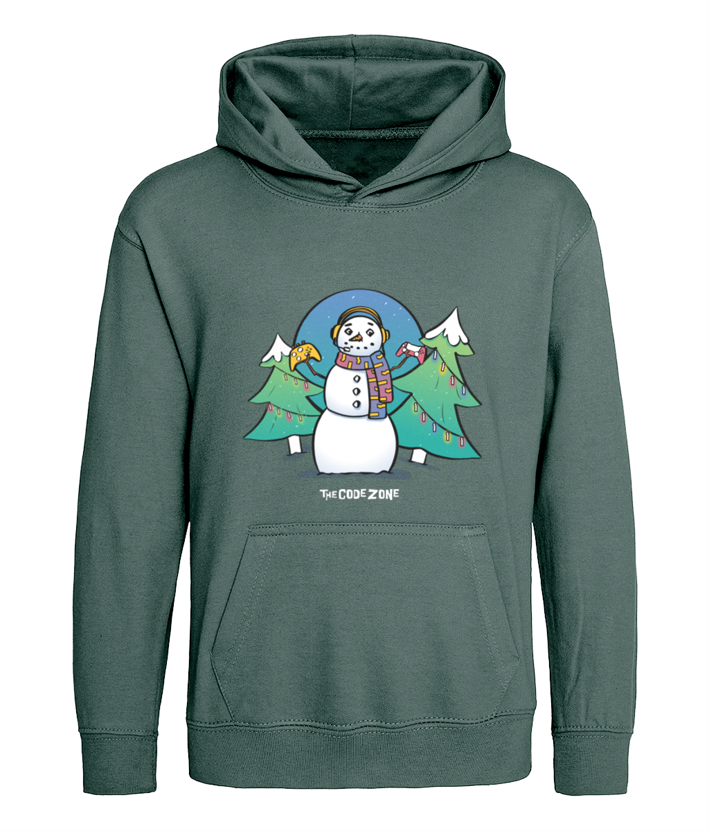 The Code Zone Kids Christmas Hoodie - Christmas Tree