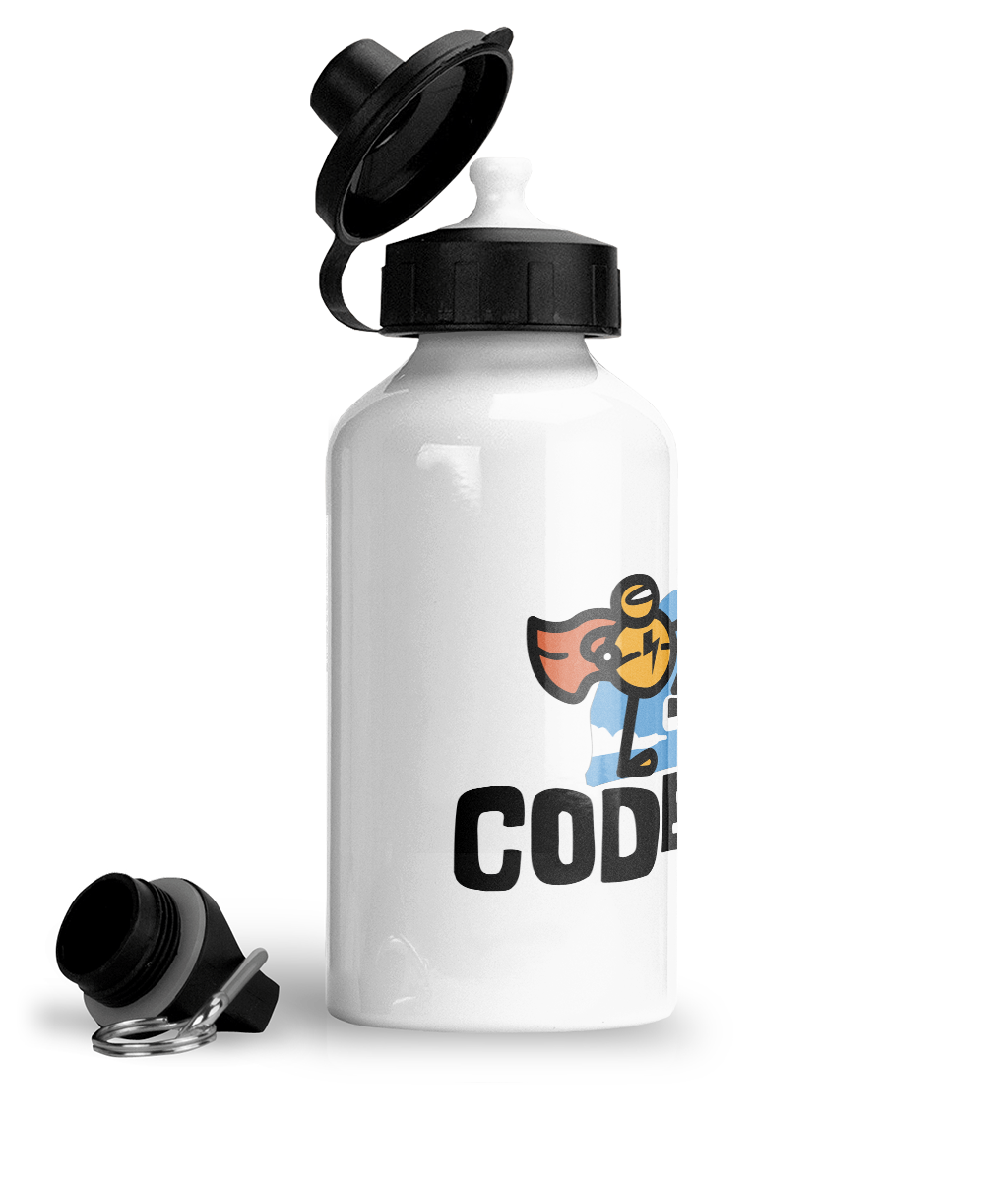 The Code Zone Logo Water Bottle