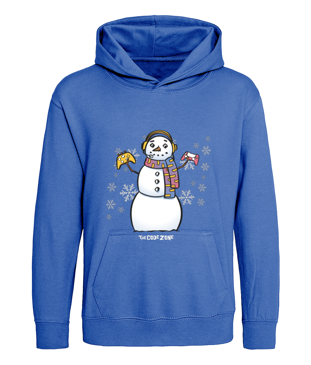 The Code Zone Kids Christmas Hoodie - Snowflake