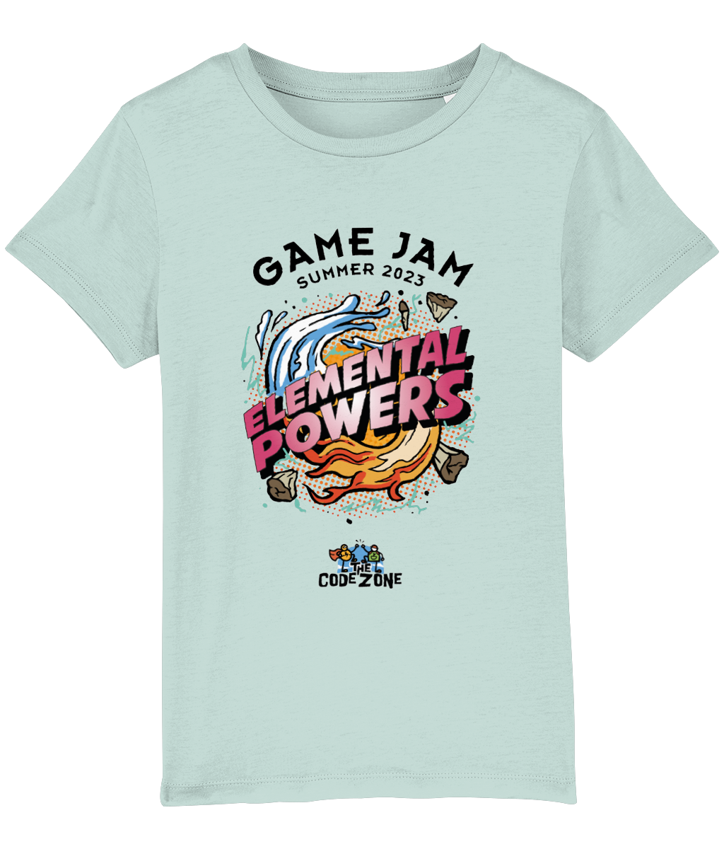 Game Jam: Elemental Powers Kids T-Shirt