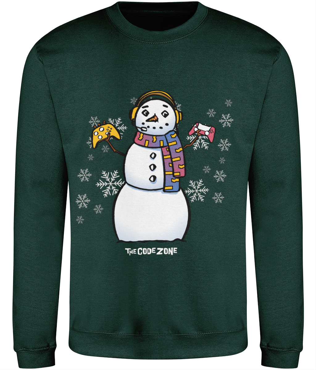 The Code Zone Adult Christmas Sweatshirt - Snowflake
