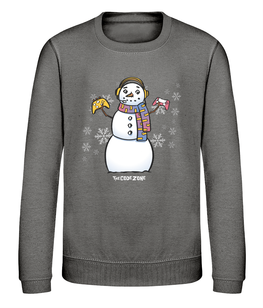 The Code Zone Kids Christmas Sweatshirt - Snowflake