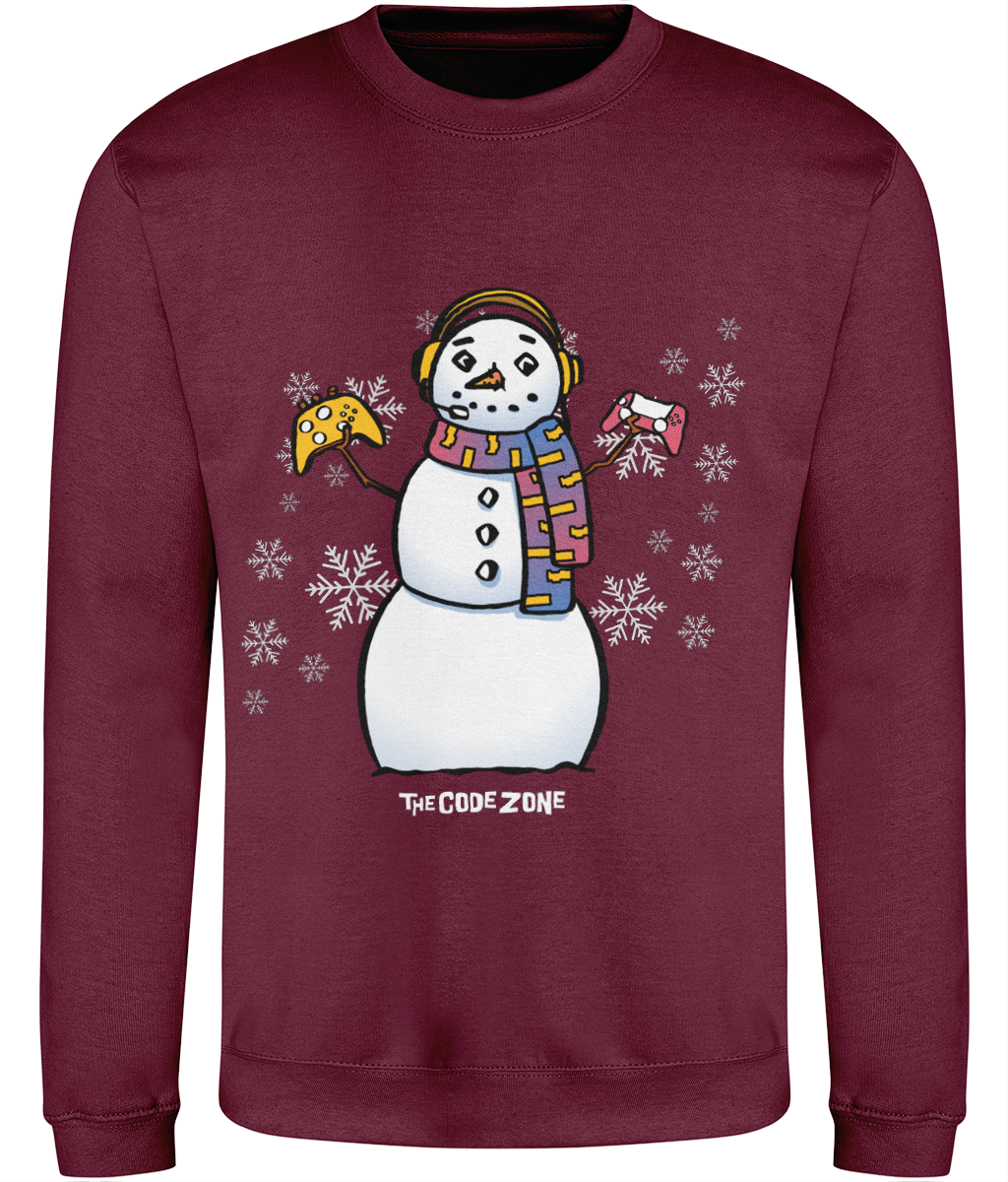 The Code Zone Adult Christmas Sweatshirt - Snowflake