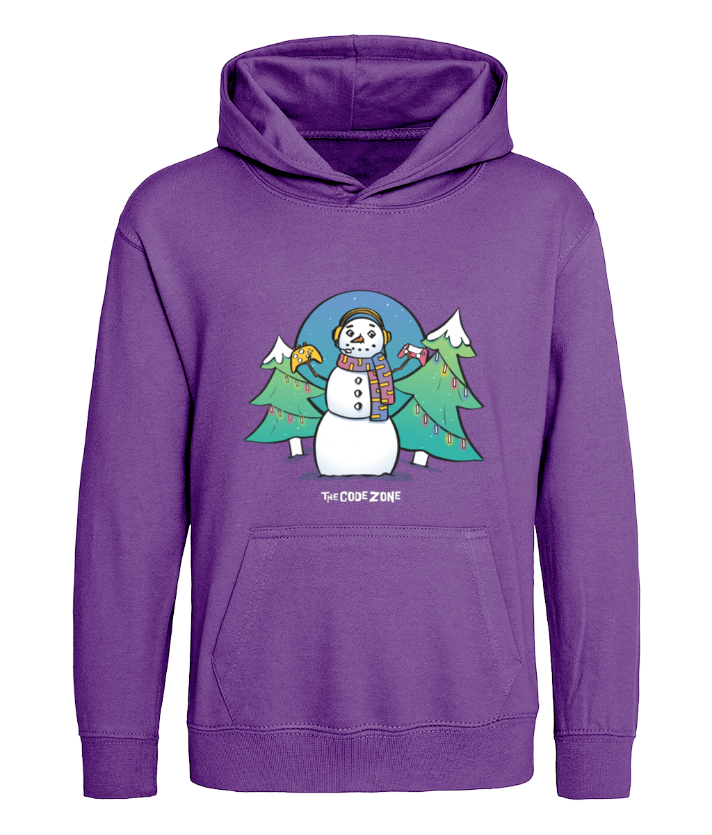 The Code Zone Kids Christmas Hoodie - Christmas Tree
