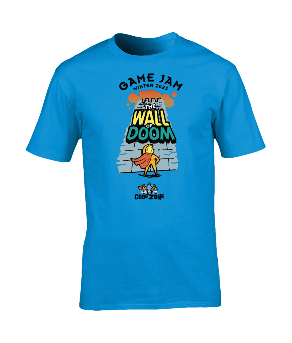 Game Jam: Wall of Doom Adult T-Shirt