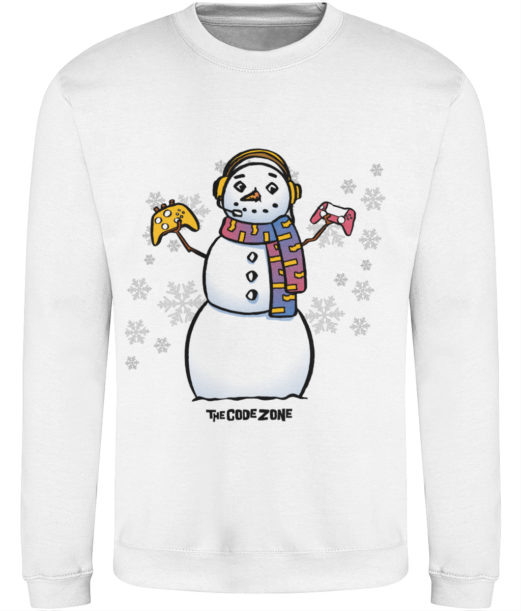 The Code Zone Adult Christmas Sweatshirt - Snowflake