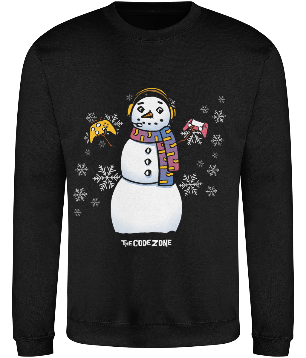 The Code Zone Adult Christmas Sweatshirt - Snowflake