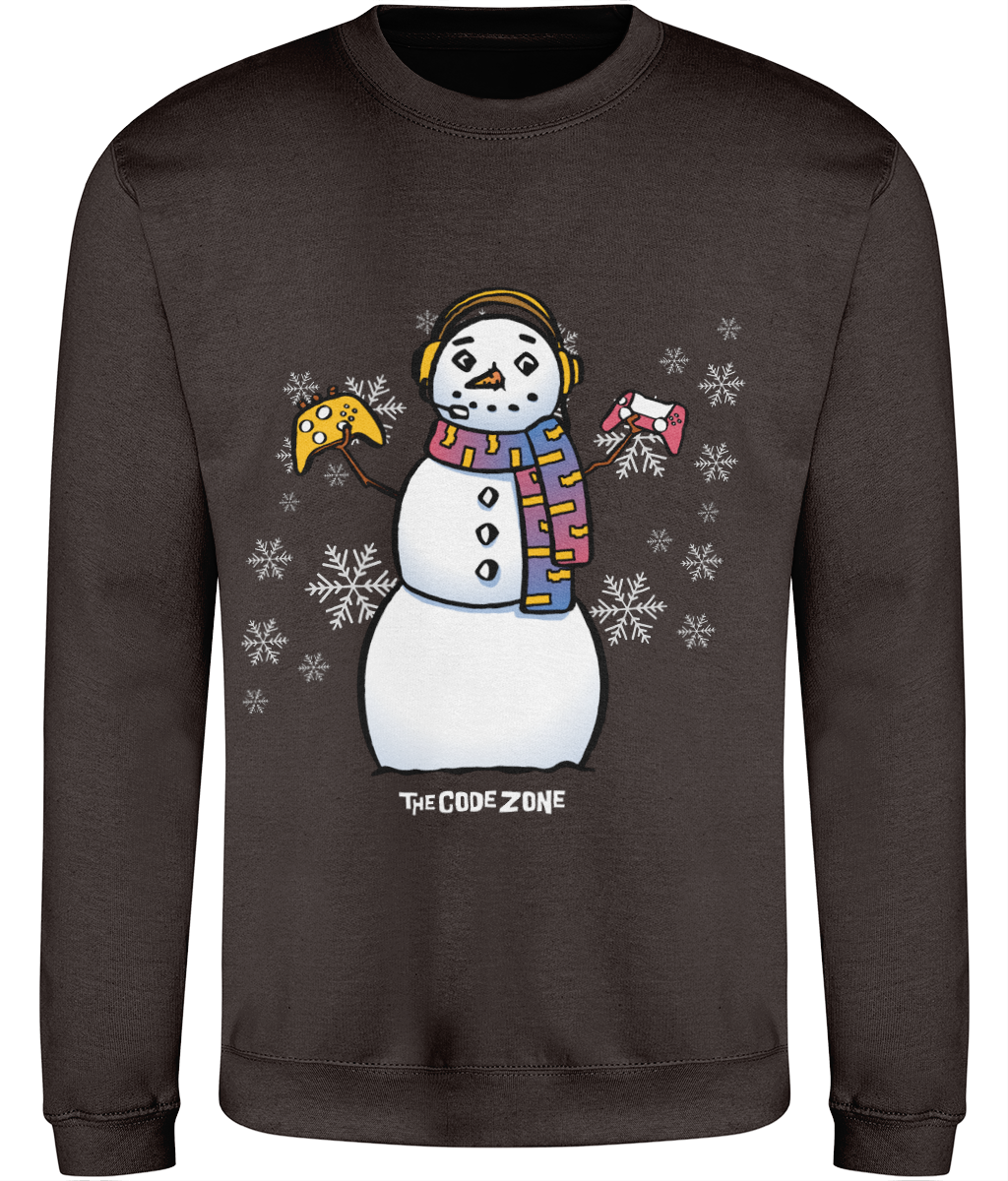 The Code Zone Adult Christmas Sweatshirt - Snowflake