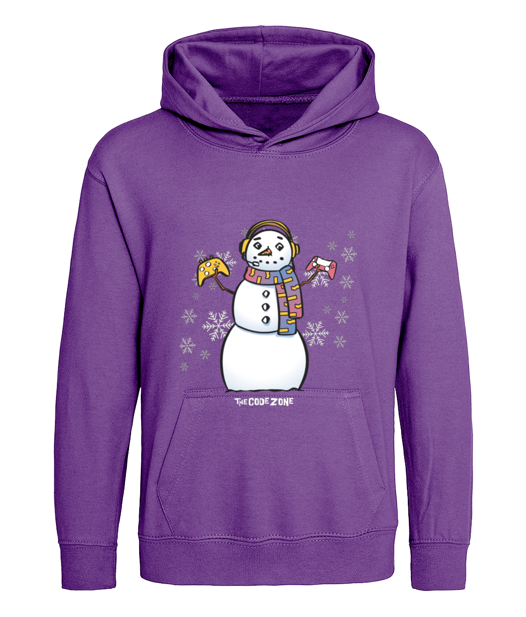 The Code Zone Kids Christmas Hoodie - Snowflake