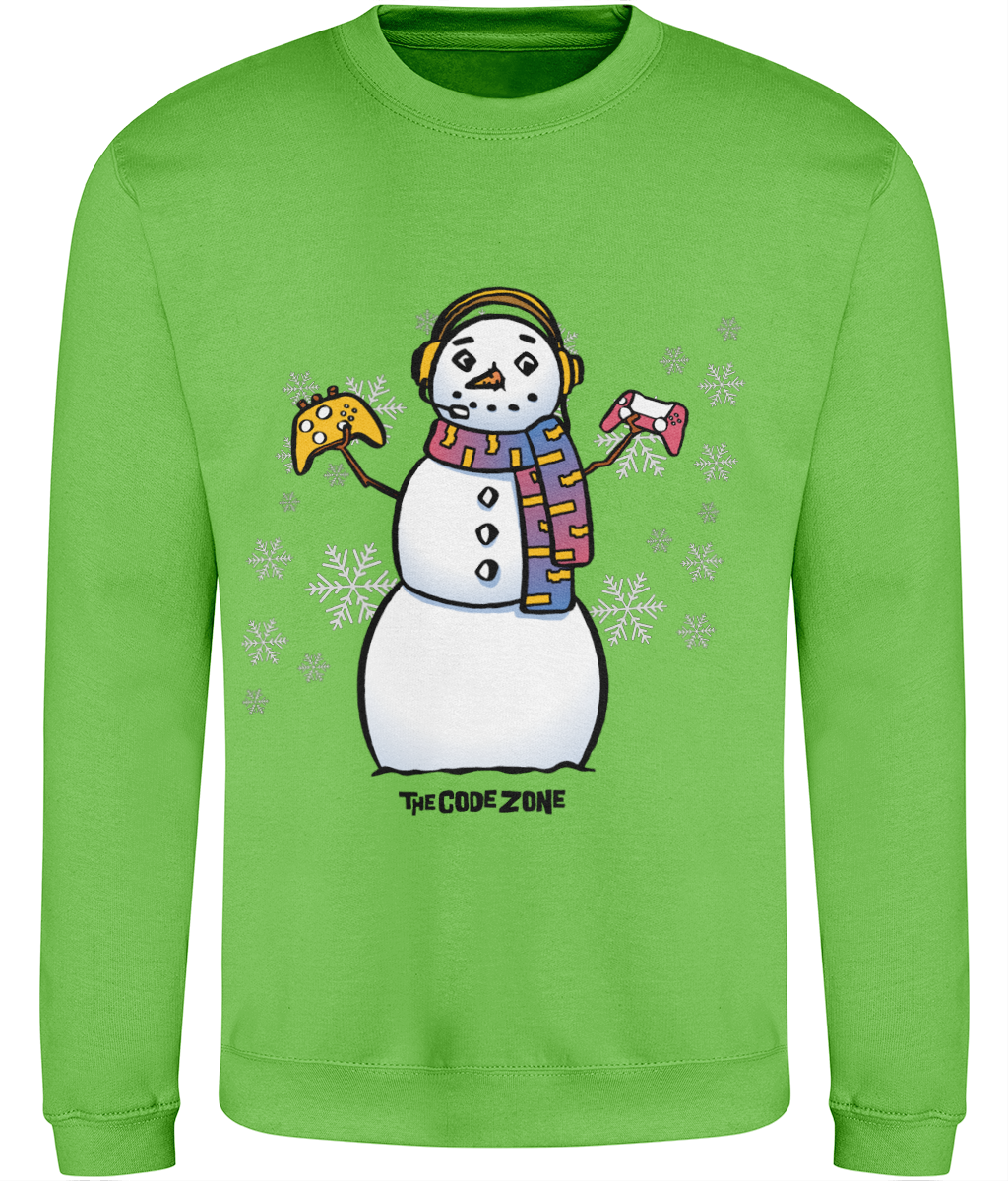 The Code Zone Adult Christmas Sweatshirt - Snowflake