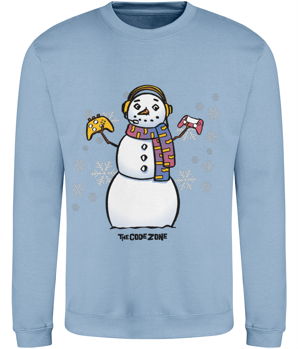 The Code Zone Adult Christmas Sweatshirt - Snowflake