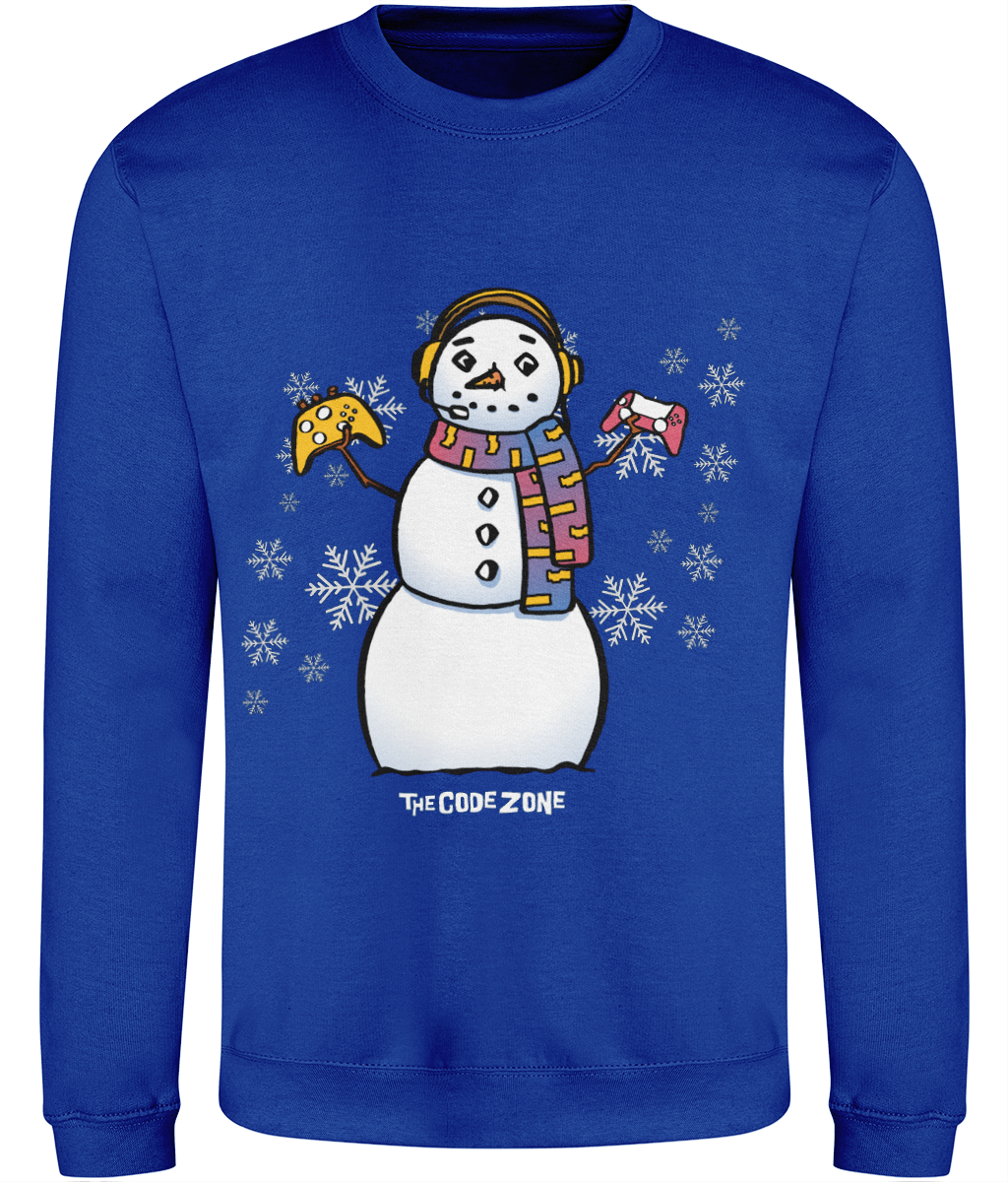 The Code Zone Adult Christmas Sweatshirt - Snowflake