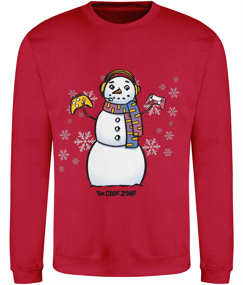 The Code Zone Adult Christmas Sweatshirt - Snowflake