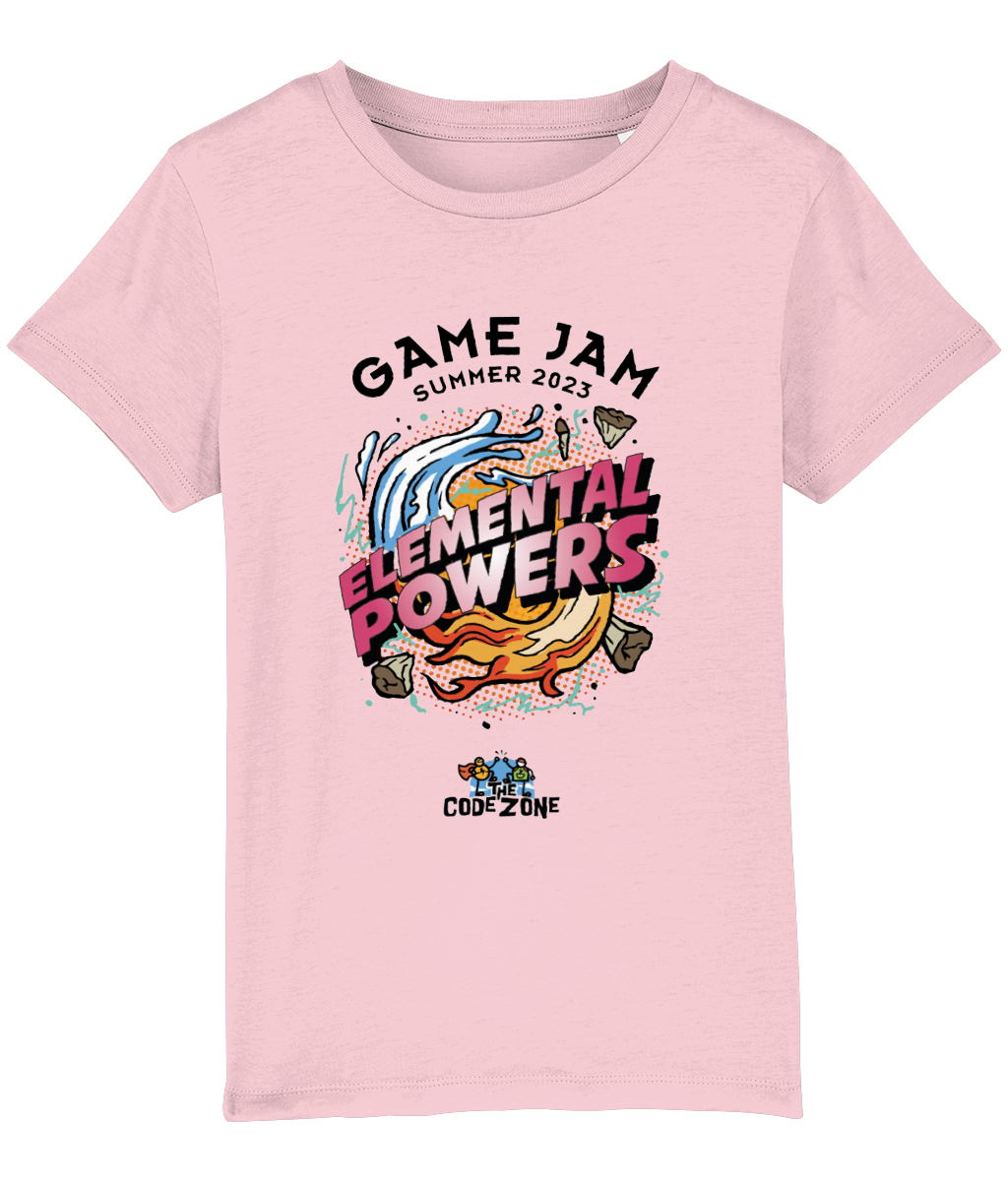 Game Jam: Elemental Powers Kids T-Shirt