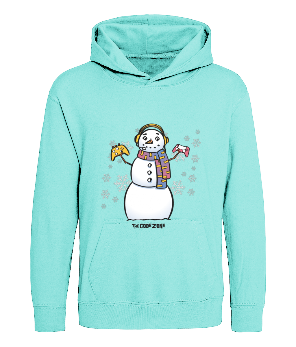 The Code Zone Kids Christmas Hoodie - Snowflake