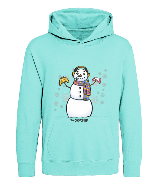 The Code Zone Kids Christmas Hoodie - Snowflake