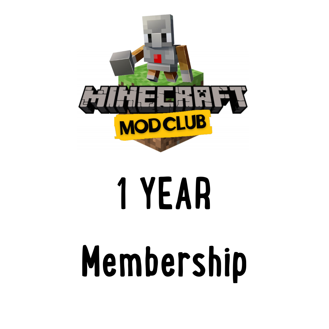 1 Year Minecraft Membership Gift Card