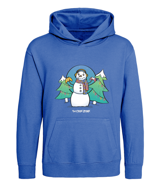 The Code Zone Kids Christmas Hoodie - Christmas Tree