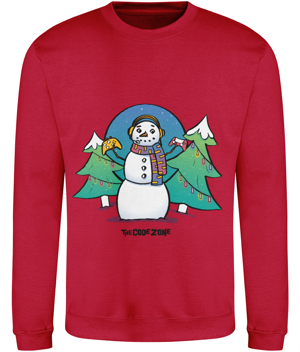 The Code Zone Adult Christmas Sweatshirt - Christmas Tree