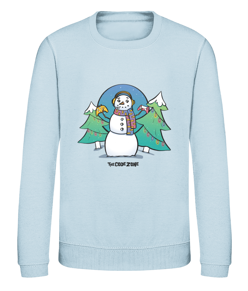 The Code Zone Kids Christmas Sweatshirt - Christmas Tree