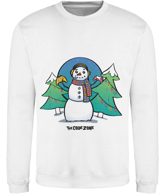 The Code Zone Adult Christmas Sweatshirt - Christmas Tree