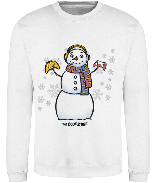 The Code Zone Adult Christmas Sweatshirt - Snowflake