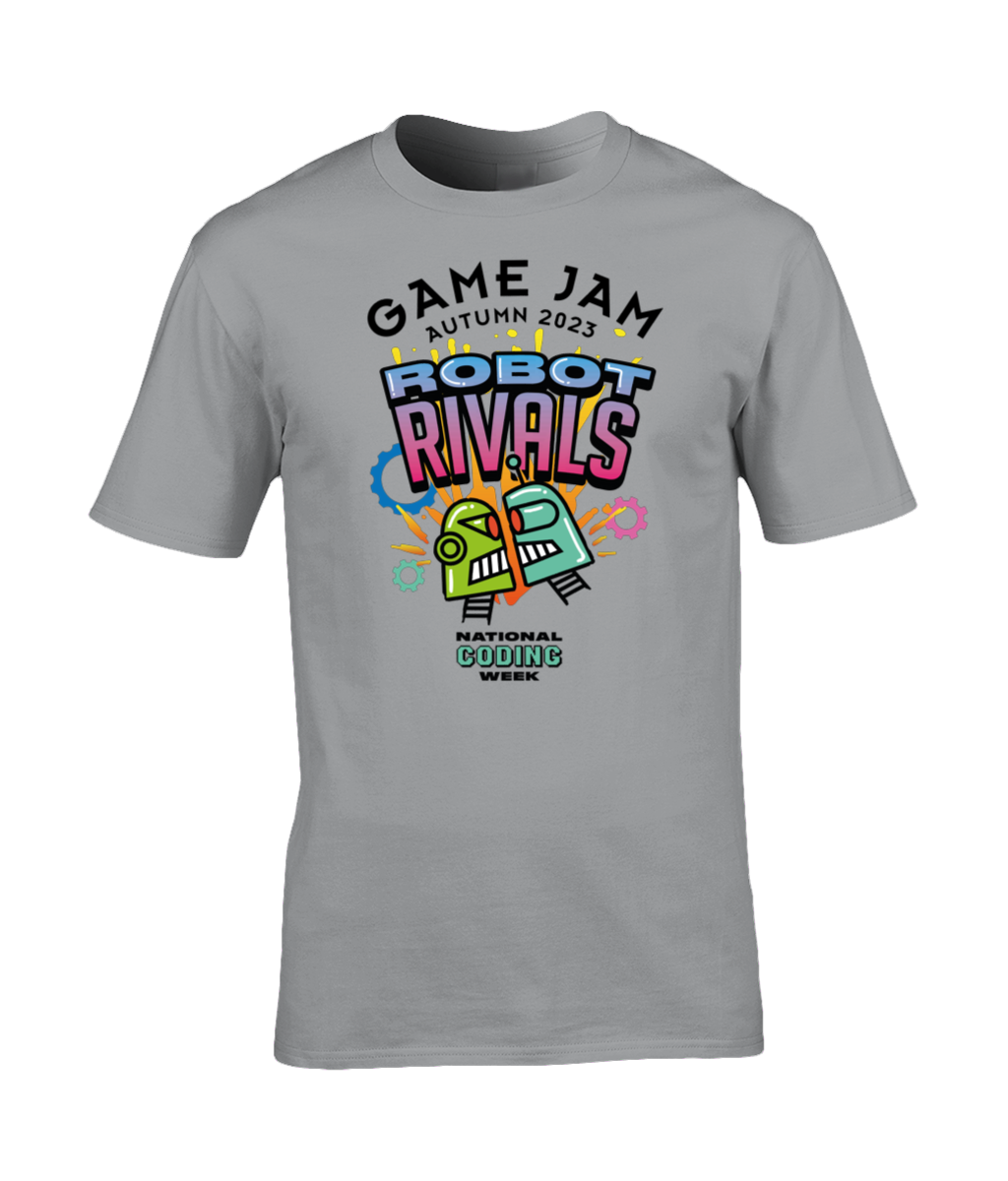 Game Jam: Robot Rivals Adult T-Shirt
