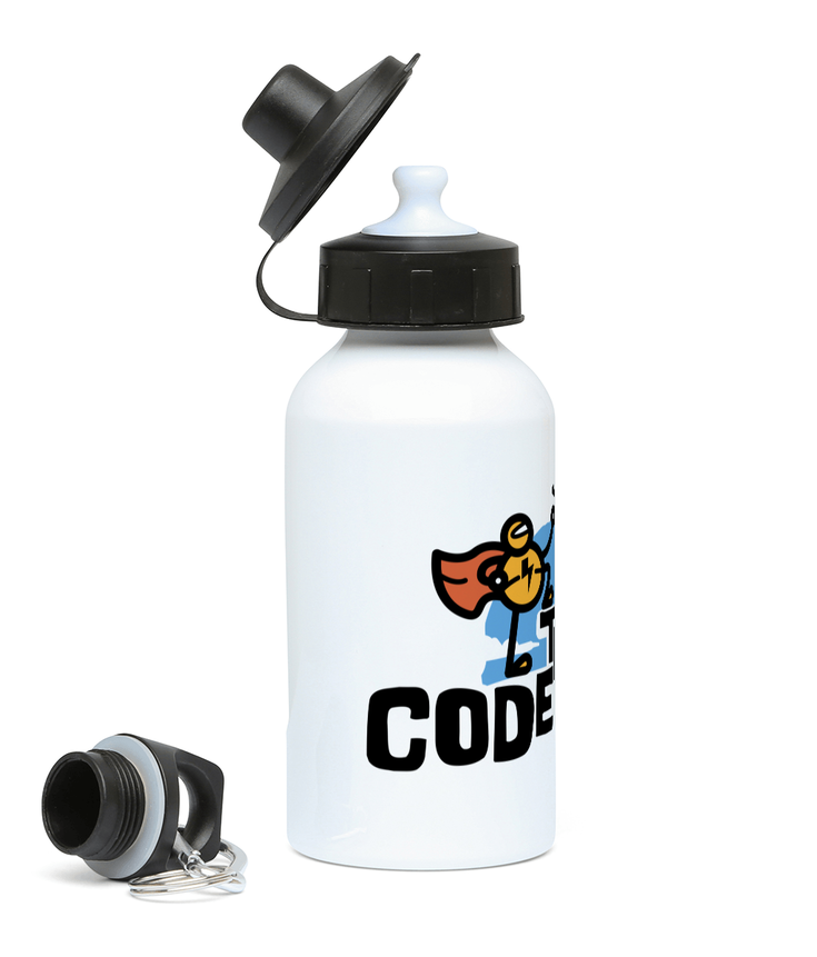 The Code Zone Aluminium Water Bottle