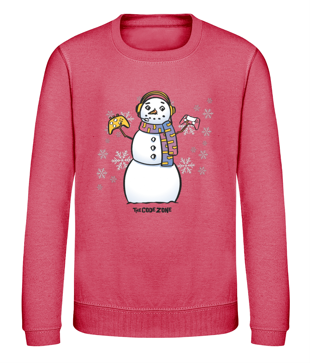 The Code Zone Kids Christmas Sweatshirt - Snowflake