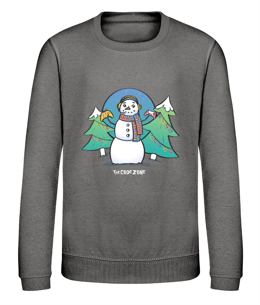 The Code Zone Kids Christmas Sweatshirt - Christmas Tree