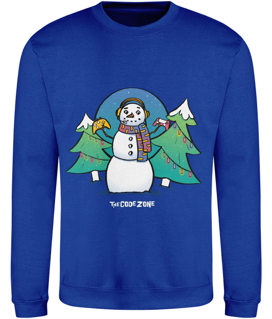 The Code Zone Adult Christmas Sweatshirt - Christmas Tree