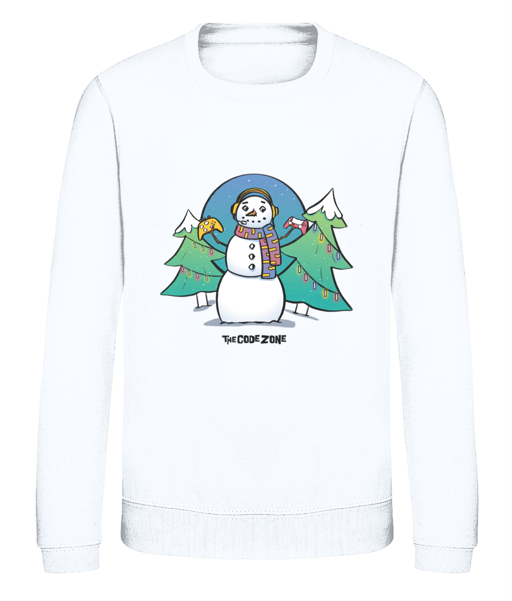 The Code Zone Kids Christmas Sweatshirt - Christmas Tree