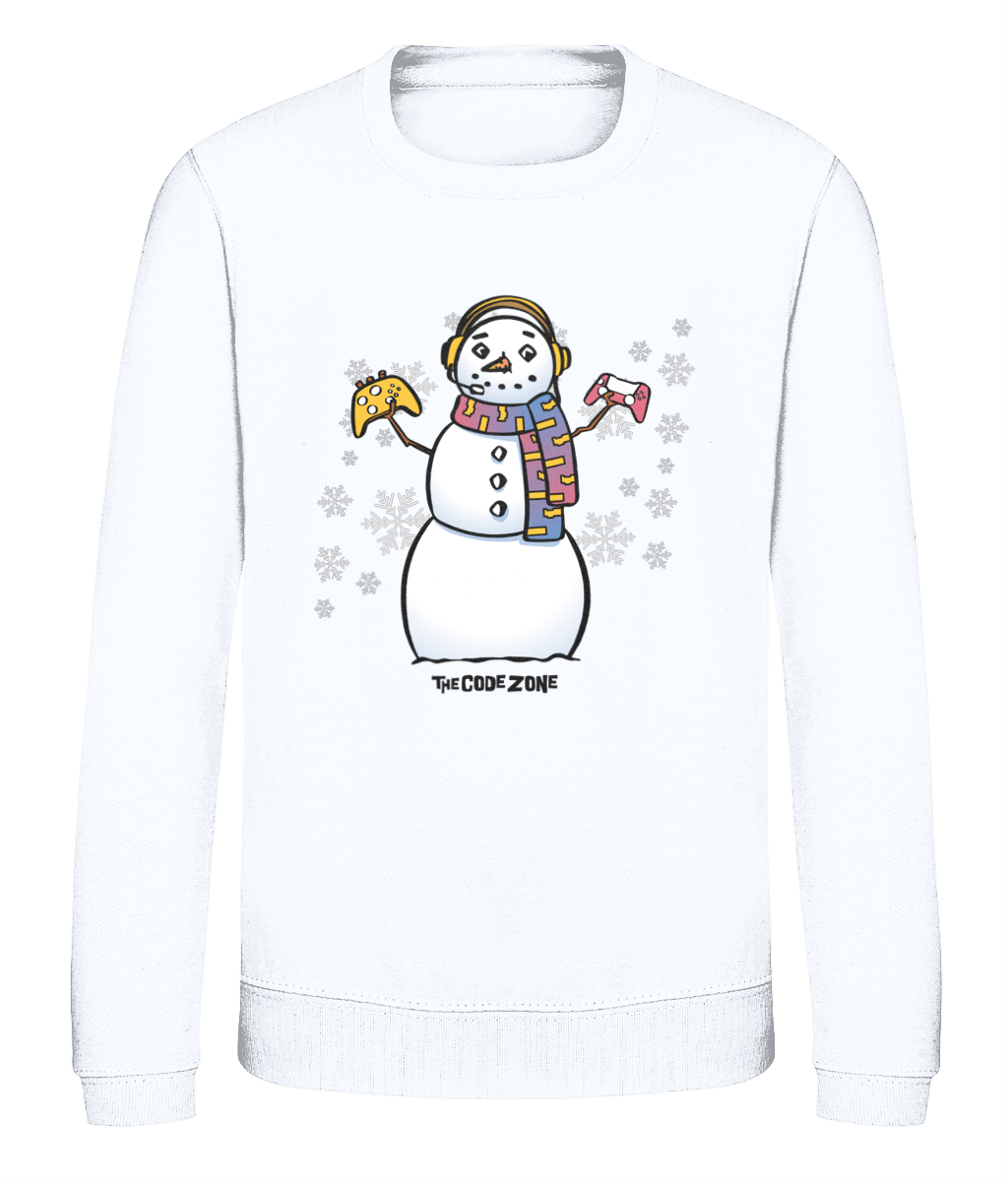 The Code Zone Kids Christmas Sweatshirt - Snowflake