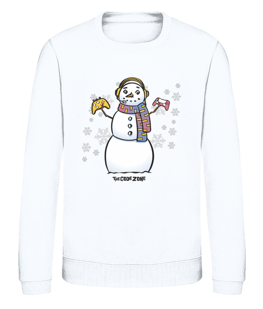 The Code Zone Kids Christmas Sweatshirt - Snowflake