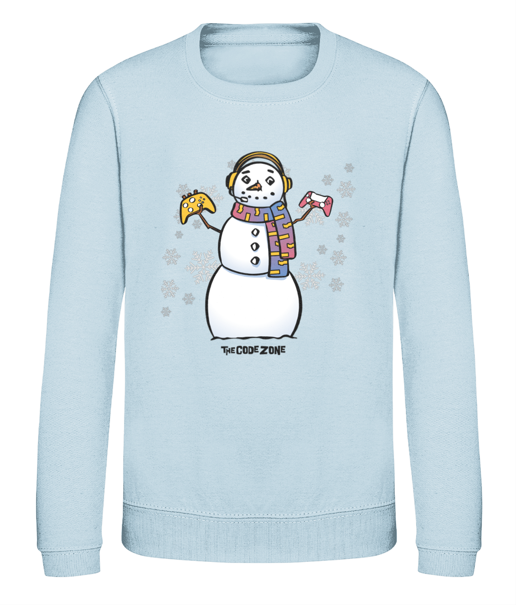 The Code Zone Kids Christmas Sweatshirt - Snowflake