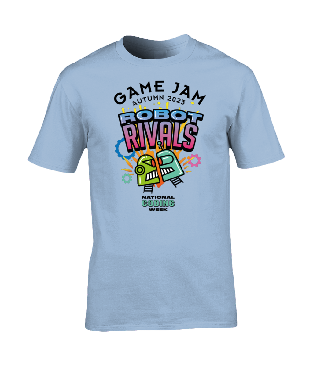 Game Jam: Robot Rivals Adult T-Shirt