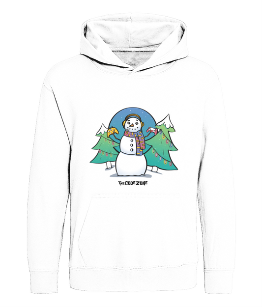 The Code Zone Kids Christmas Hoodie - Christmas Tree