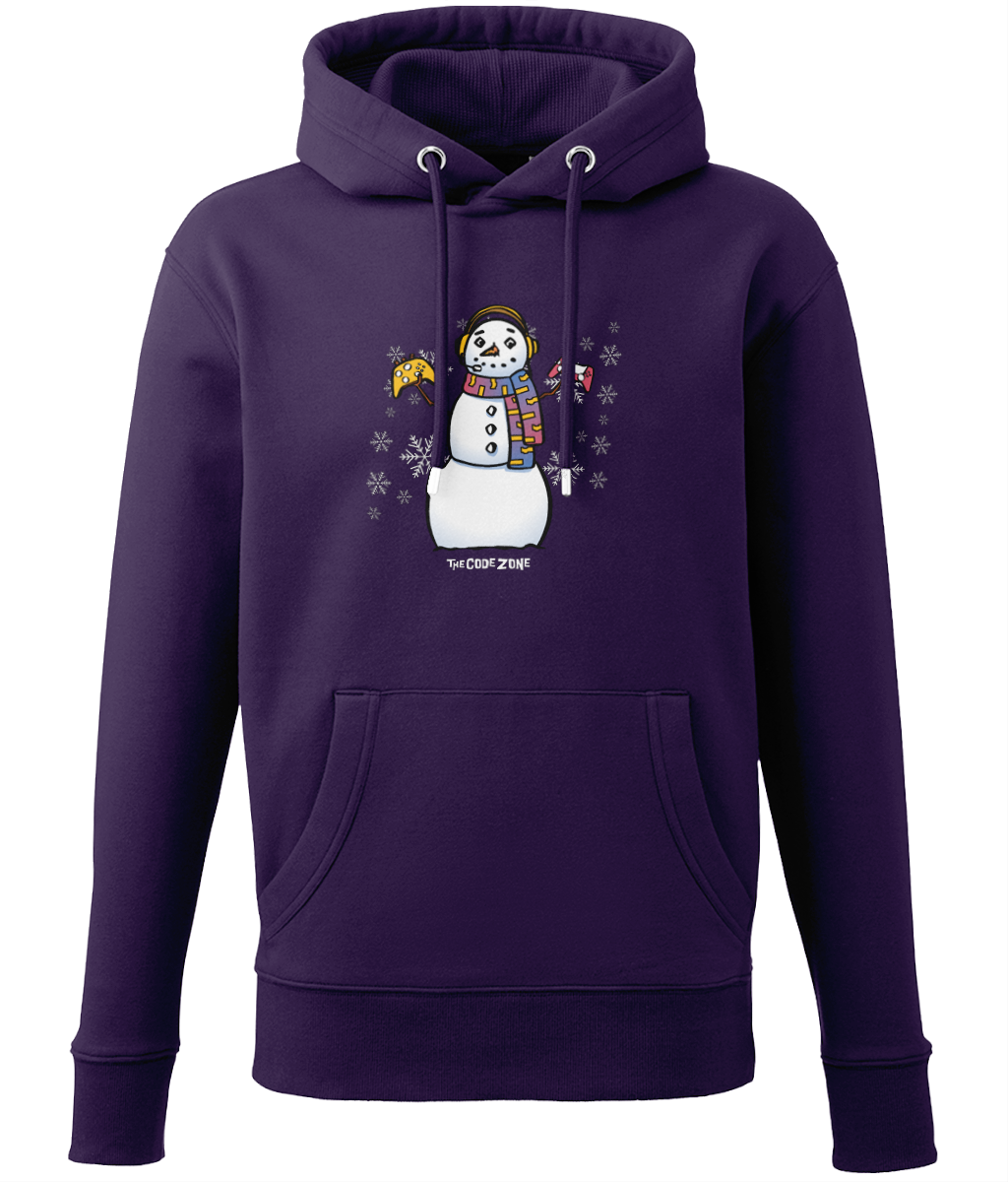 The Code Zone Adult Christmas Hoodie - Snowflake